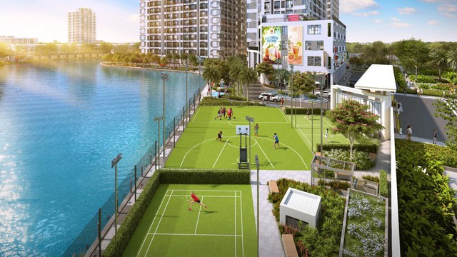 Hệ tiện ích ven sông sôi động tại dự án