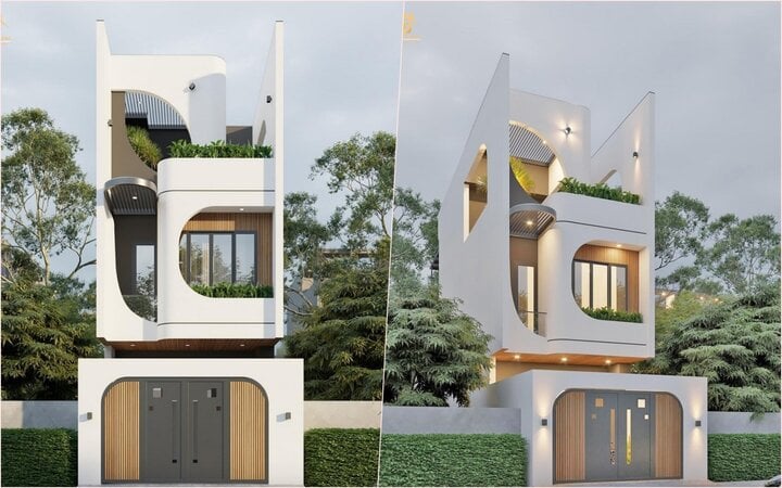 Một mẫu nhà 3 tầng 4x18 hiện đại của Nội thất Hải Đăng.