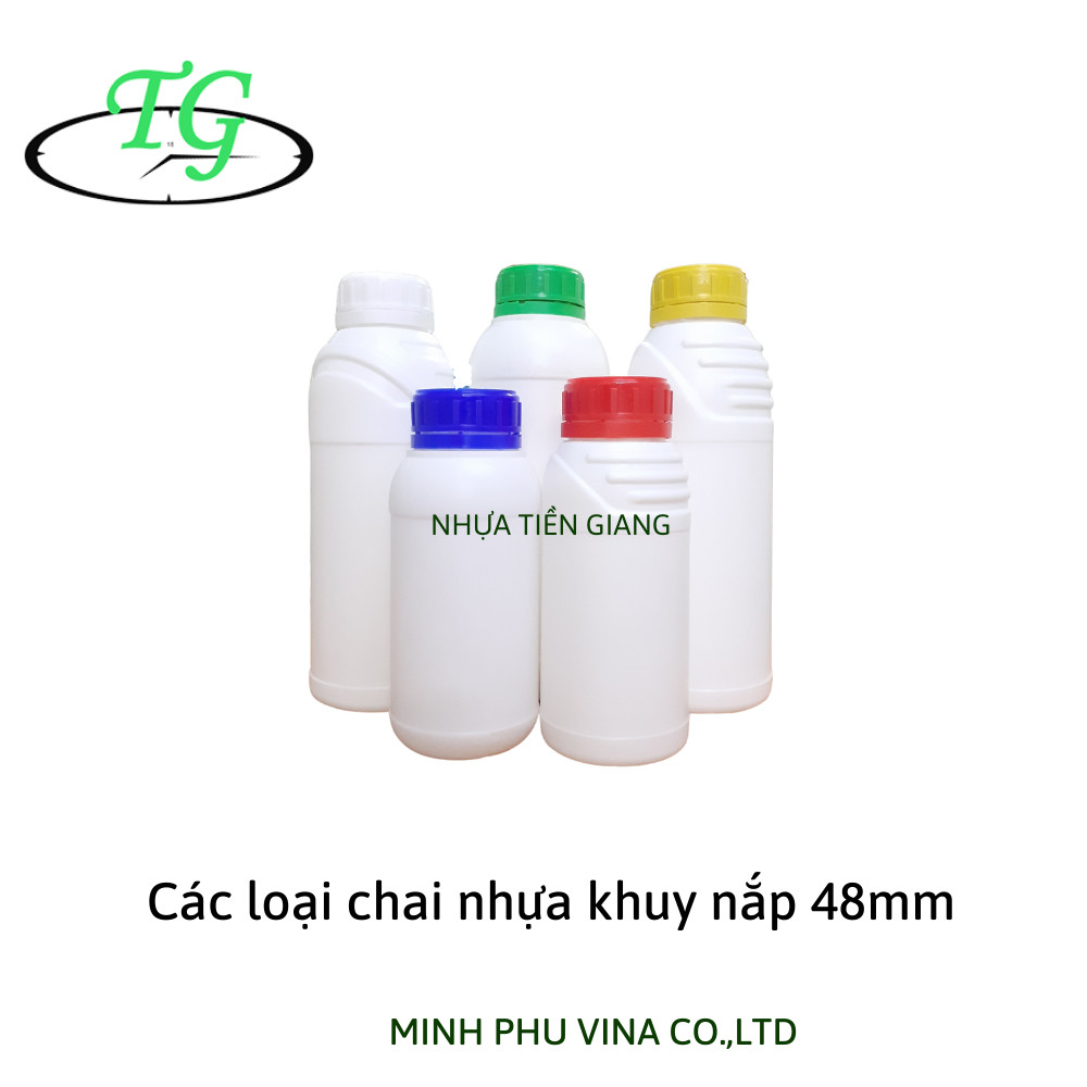 Các loại chai nhựa khuy nắp 48mm