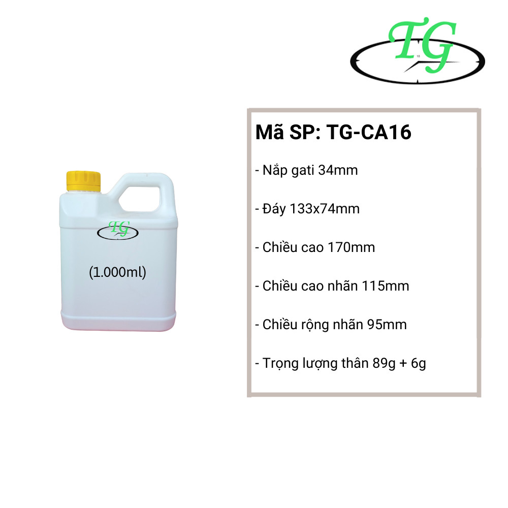 Can nhựa 1000ml