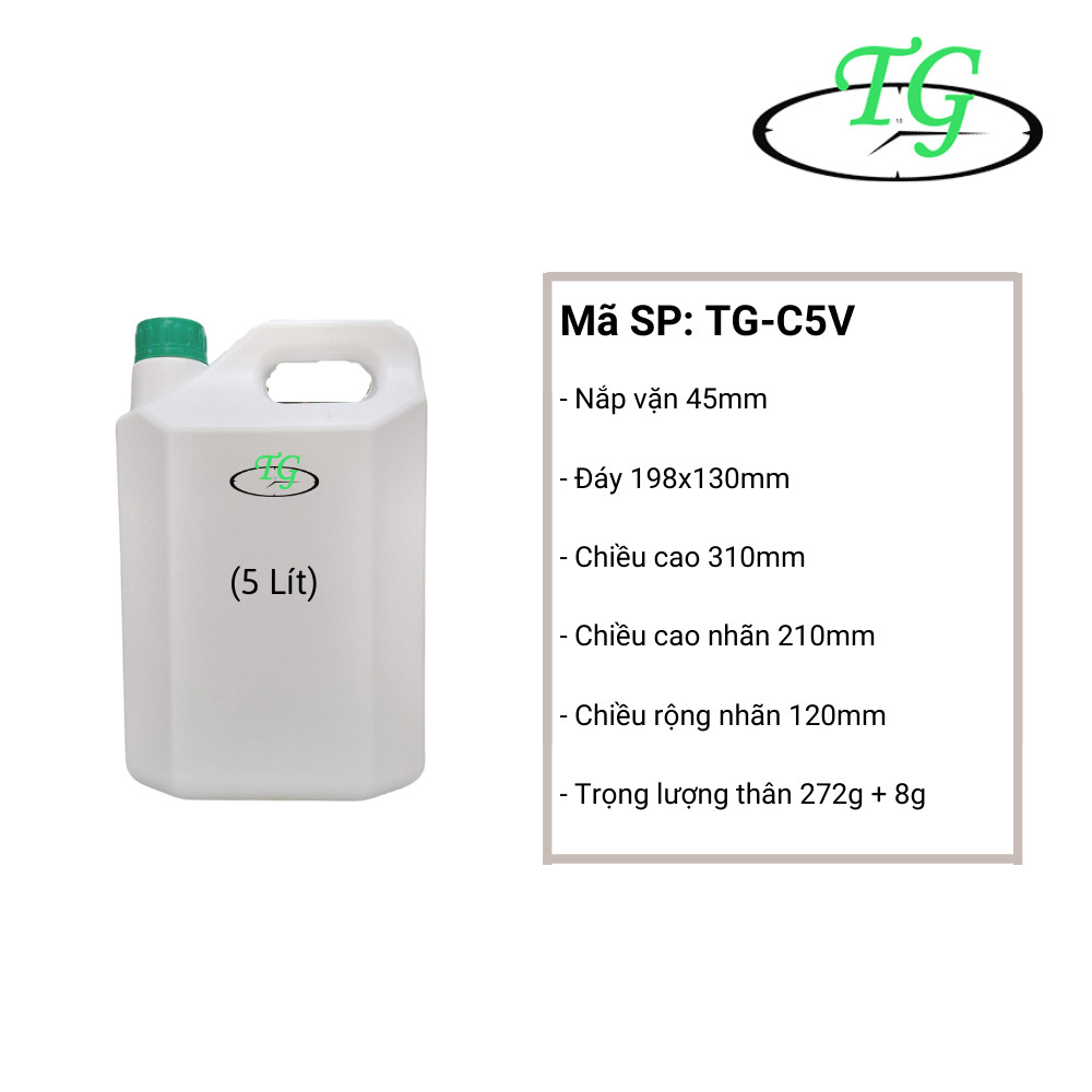 Can nhựa 5L