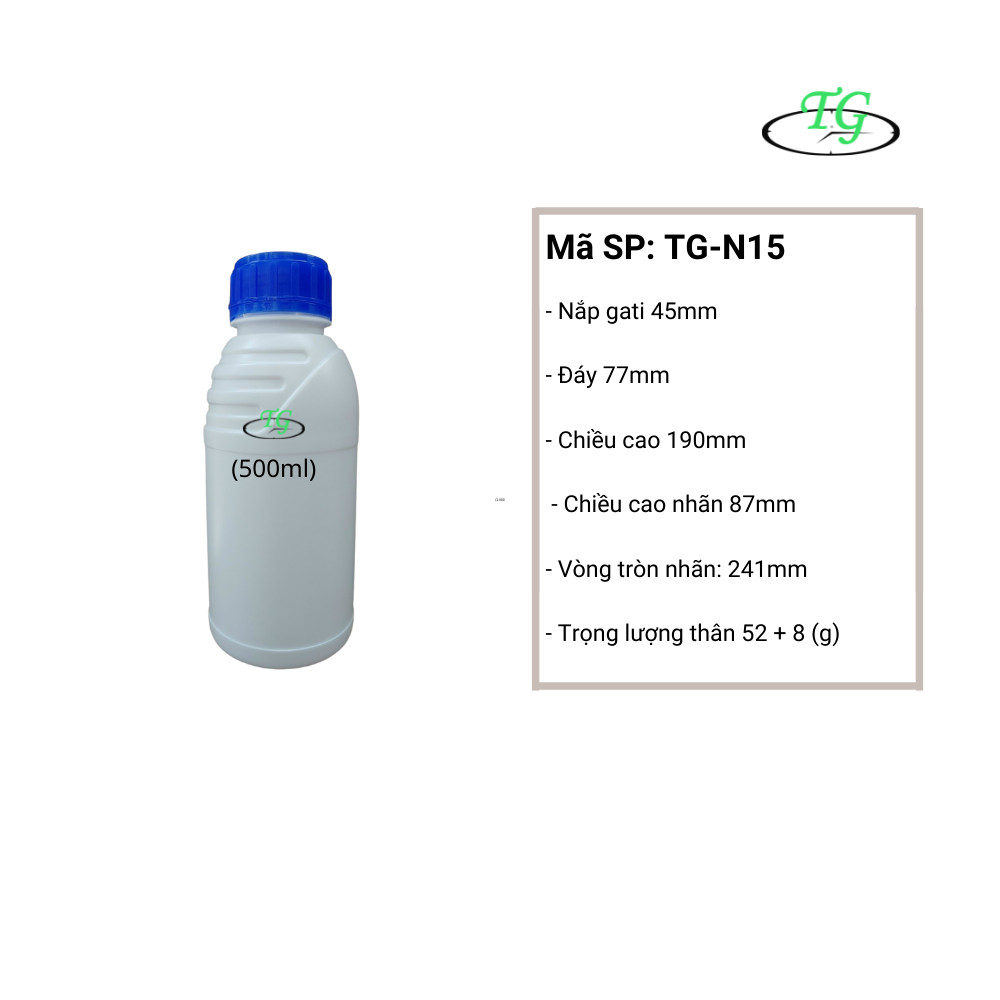 Lọ nhựa 500ml