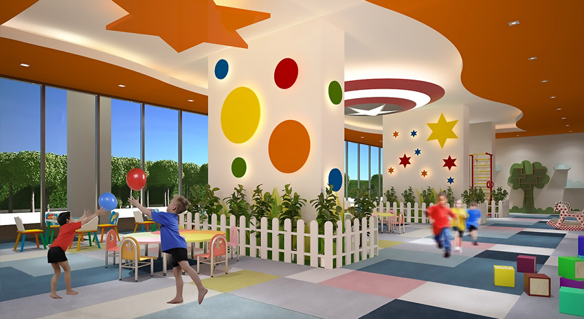 Phối cảnh trường mầm non