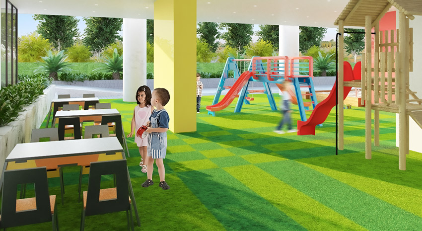 Phối cảnh trường mầm non