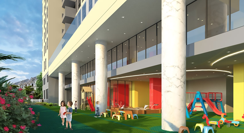 Phối cảnh trường mầm non