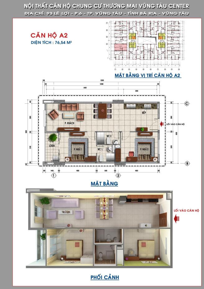 Thiết kế căn hộ A2