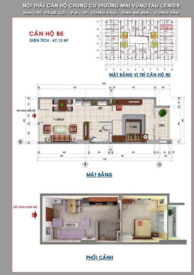 Thiết kế căn hộ B5