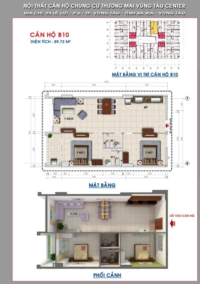 Thiết kế căn hộ B10