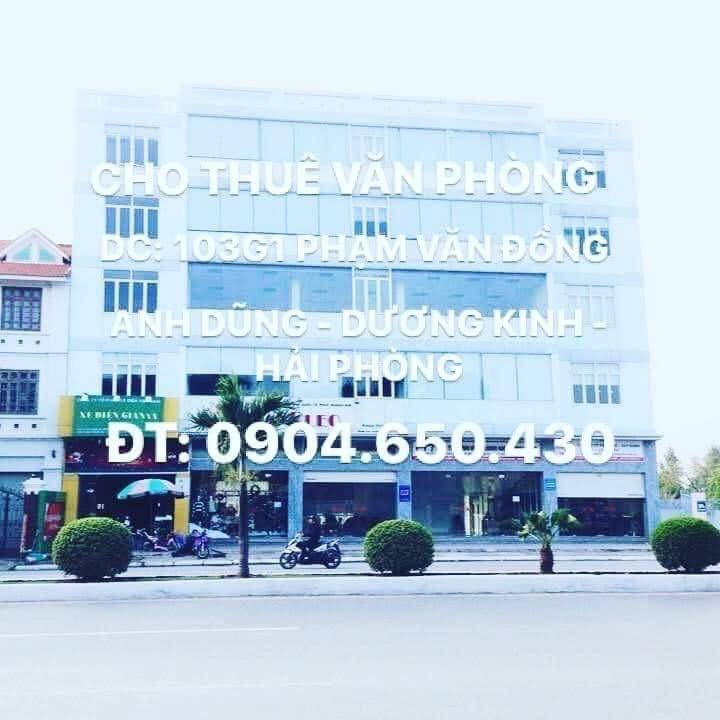 Cho thuê văn phòng cửa hàng số 103G1 Phạm Văn Đồng, Hải Phòng