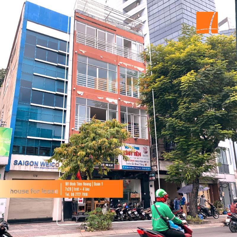 Cho thuê tòa nhà 181 Đinh Tiên Hoàng, Đa Kao, Quận 1