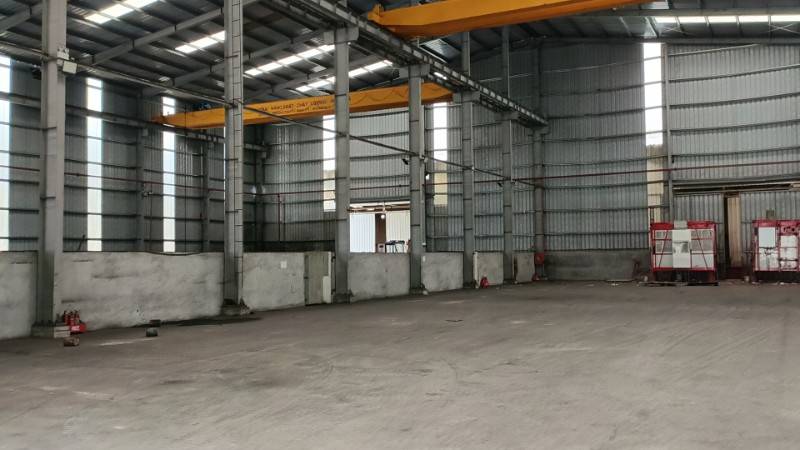 Xưởng 2000m Cẩu trục SX cơ khí Tp Hải Dương giá 55k/m,PCCC tiêu chuẩn