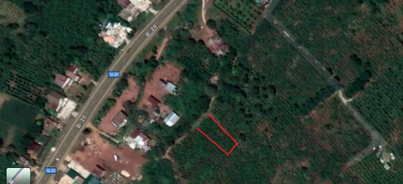 Bán 1,3 sào đất Di Linh-Lâm Đồng, cáchQL20: 200m, view suối thác Bobla