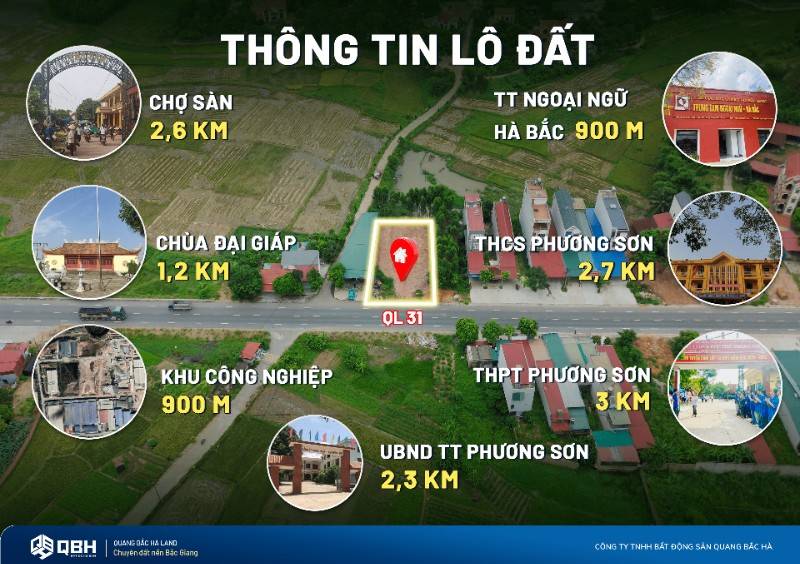 Siêu Hiếm: 100m2 Đất Mặt Tiền Quốc Lộ 31, Lạng Giang, Bắc Giang - Chỉ
