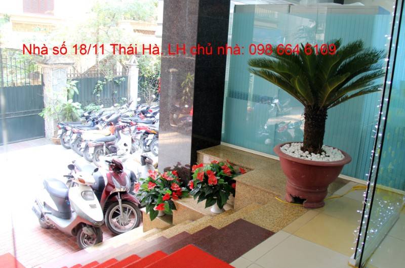 92, 98 và 190m2 cho thuê tại nhà văn phòng 9 tầng số 18/11 Thái Hà