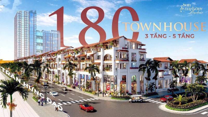 Chỉ 200 căn villa và shophouse Symphony sông Hàn giá từ 18tỷ siêu hiếm