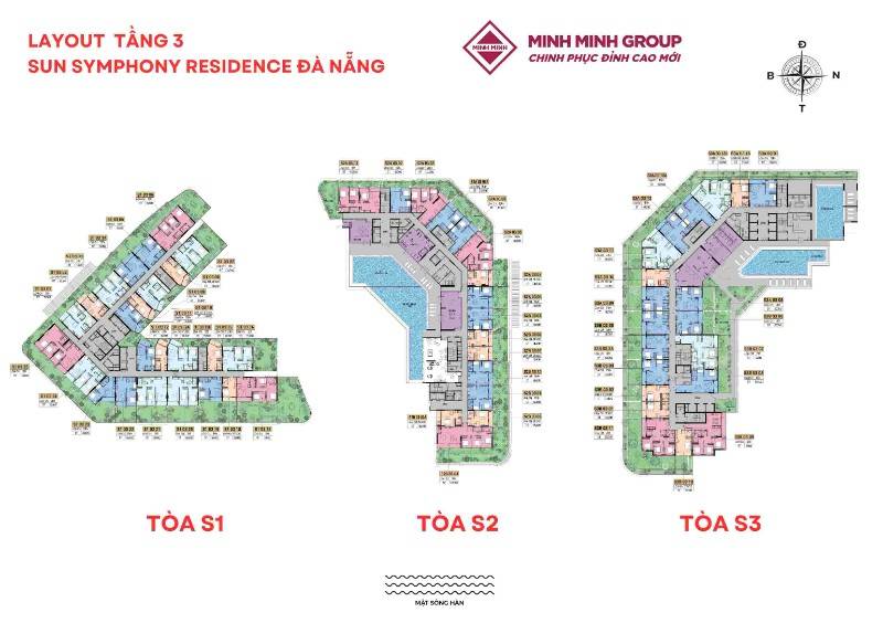 Sun Symphony, Căn hộ đẳng cấp, Biệt thự Villa bên sông Hàn