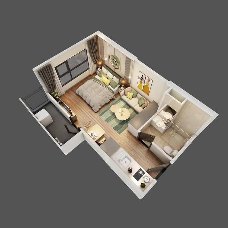 Cơ Hội Đầu Tư Với 290tr Căn Hộ Destino Centro 2pn Hỗ Trợ Góp 70% LS 5%