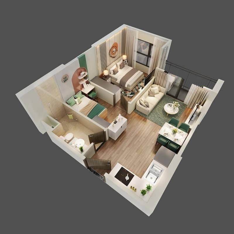 Cơ Hội Đầu Tư Với 290tr Căn Hộ Destino Centro 2pn Hỗ Trợ Góp 70% LS 5%