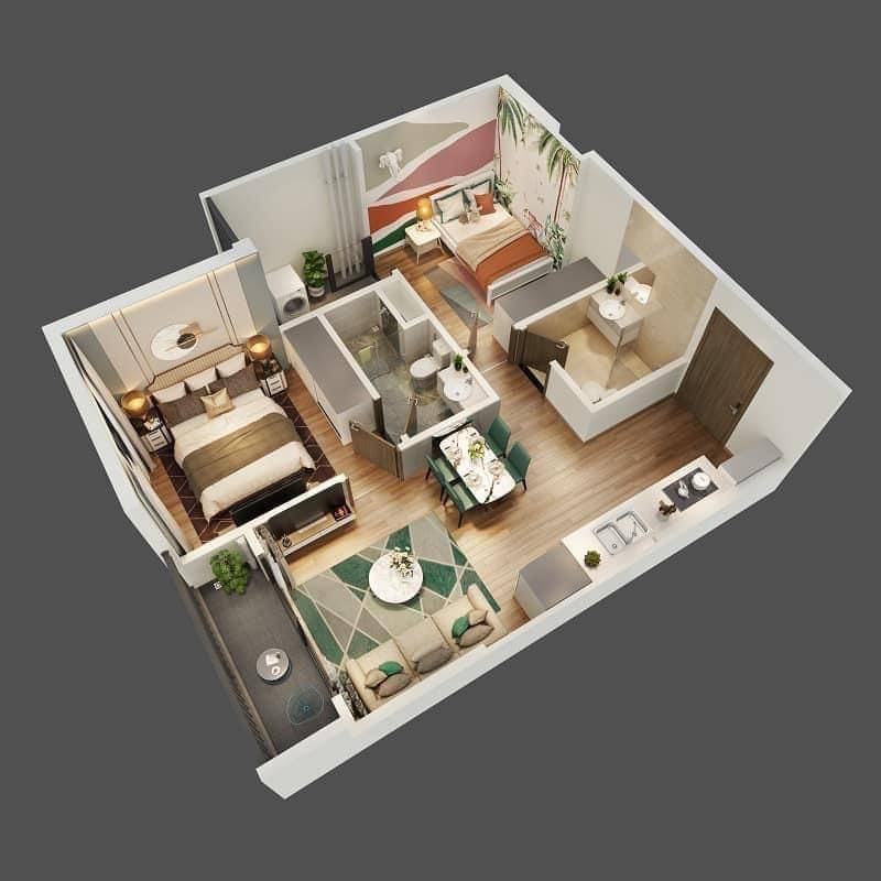 Cơ Hội Đầu Tư Với 290tr Căn Hộ Destino Centro 2pn Hỗ Trợ Góp 70% LS 5%
