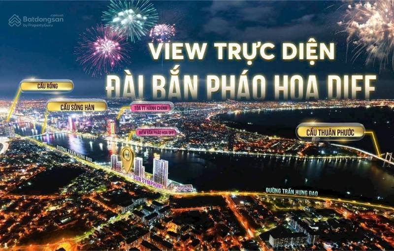 CHỈ VỚI 991TR SỠ HỮU CĂN HỘ 1PN+ VIEW THƯỢNG HẠN NGẮM LÊ HỘI PHÁO HOA