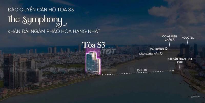 CHỈ VỚI 991TR SỠ HỮU CĂN HỘ 1PN+ VIEW THƯỢNG HẠN NGẮM LÊ HỘI PHÁO HOA