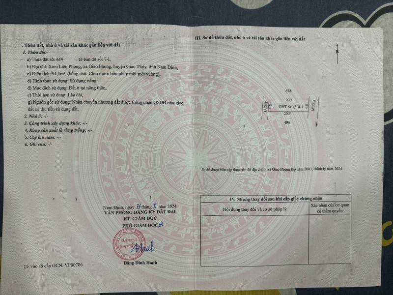 Cần tiền bán gấp lô đất ven biển giá nhỉnh 1 tỷ