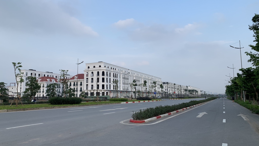 Cho thuê căn shophouse Avenue Garden lô góc 189m2 - Đường 60m