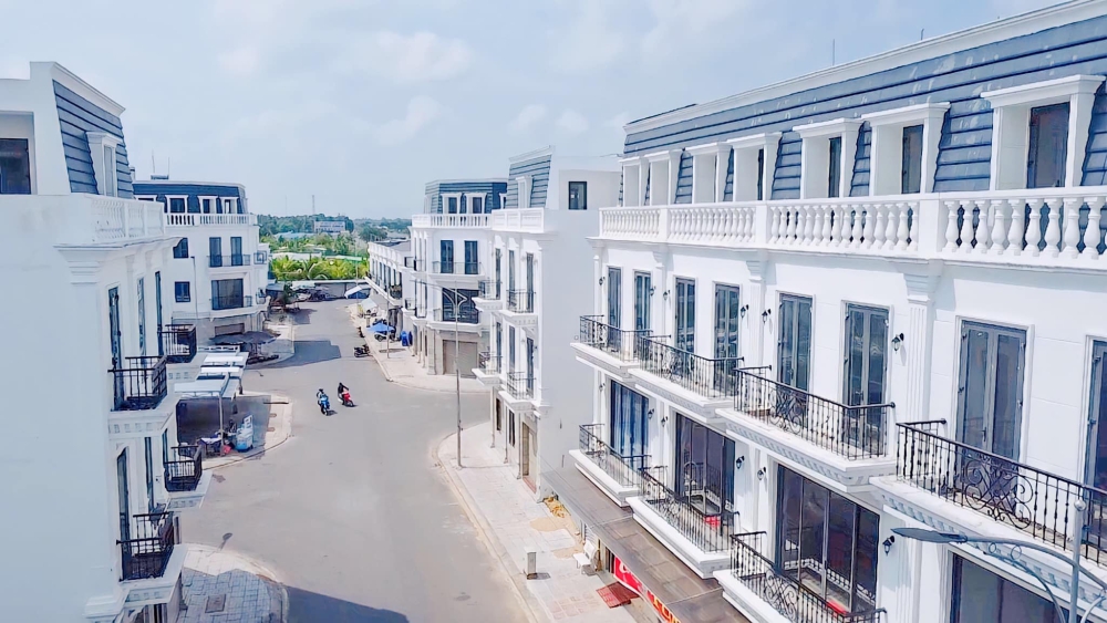 Bán nhà phố thương mại - Khu đô thị chợ Thới Lai mới