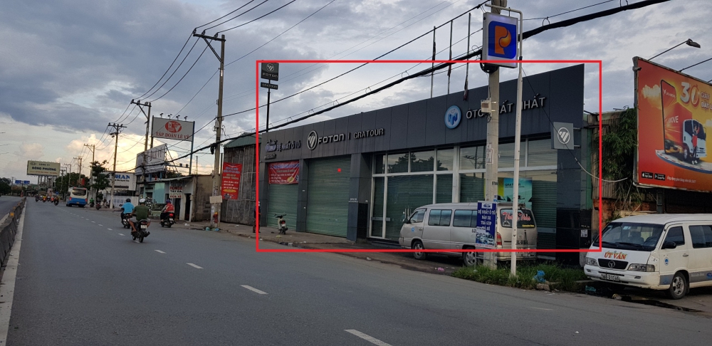 BÁN NHÀ XƯỞNG 1,247m2 MẶT TIỀN QUỐC LỘ 1 A, AN PHÚ ĐÔNG, Q12, HCM