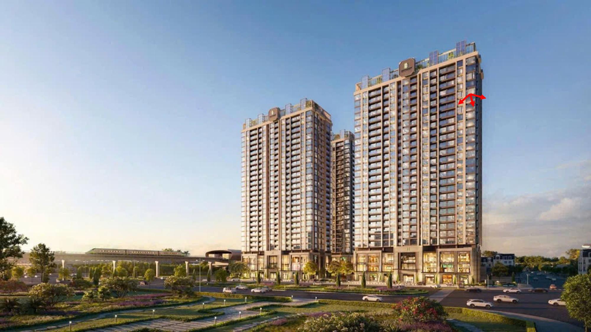 Jade Square Phạm Văn Đồng. Bản đặc biệt 3Pn - 128m2. Kính Low - e View toàn cảnh Sông Hồng