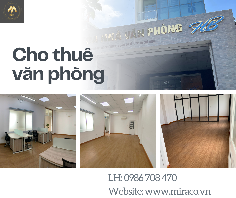 Văn phòng cho thuê 50m2 tại tòa nhà HB Building Gò Vấp