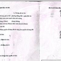 Bán lô đất mặt đường Hàng Tổng Hải An đường 6m vị trí đẹp