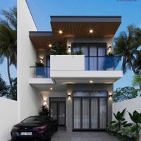 Cần bán nhà mới xây chưa ở trung tâm TT Long Điền