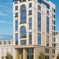 Cho Thuê Tòa Văn Phòng 9 Tầng MP Hàng Chuối. DT 230m2.MT 11m.Vị Trí Lô Góc. Giá 500tr/th