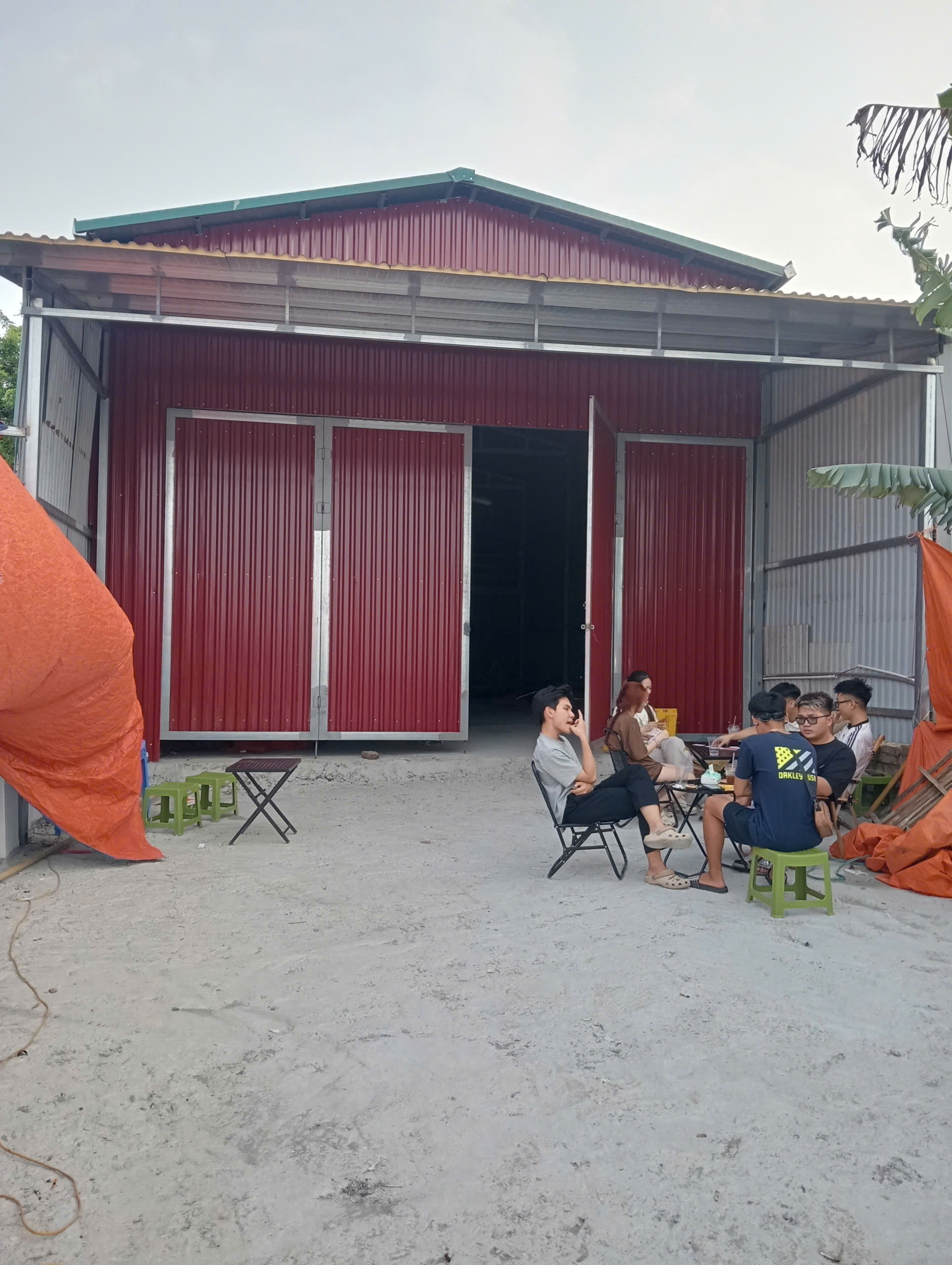 XƯỞNG MỚI 200M2 TẠI HẢI BỐI - CONTAINER ĐỖ CỬA - GIÁ CHỈ 10TR