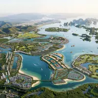 Bán biệt thự song lập Vinhomes Global Gate Hạ Long, view quan kỳ quan thế giới. DT 162m², mặt tiền