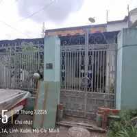 BÁN NHÀ ĐẤT HẺM NHÀ NÁT 6 TỶ QUỐC LỘ 1A – LINH TRUNG, TP. THỦ ĐỨC