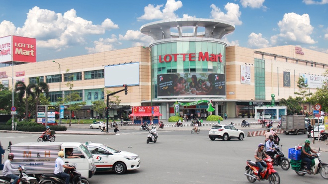 CHO THUÊ MĂT BẰNG KINH DOANH CHUNG CƯ SUNRISE CITY ĐỐI DIỆN SIÊU THI LOTELL MART QUẬN 7    0944604465