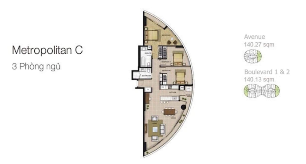 Chính Chủ Đi Định Cư, Bán Căn Hộ City Garden Tháp B Tầng 16 Loại 3 Phòng Ngủ 140m, Giá 10 Tỷ, Gọi 0944552855 Xem Nhà.