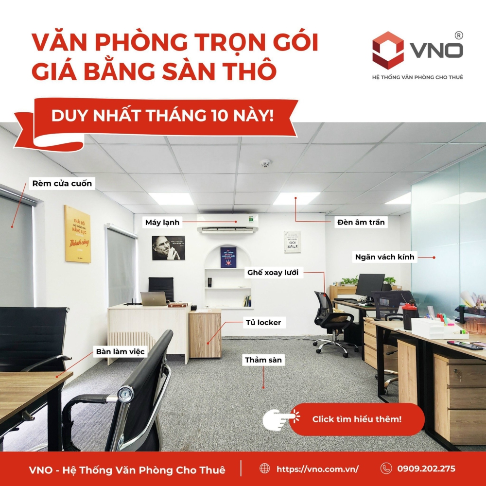 VNO BUILDING- Cho thuê văn phòng Quận 1