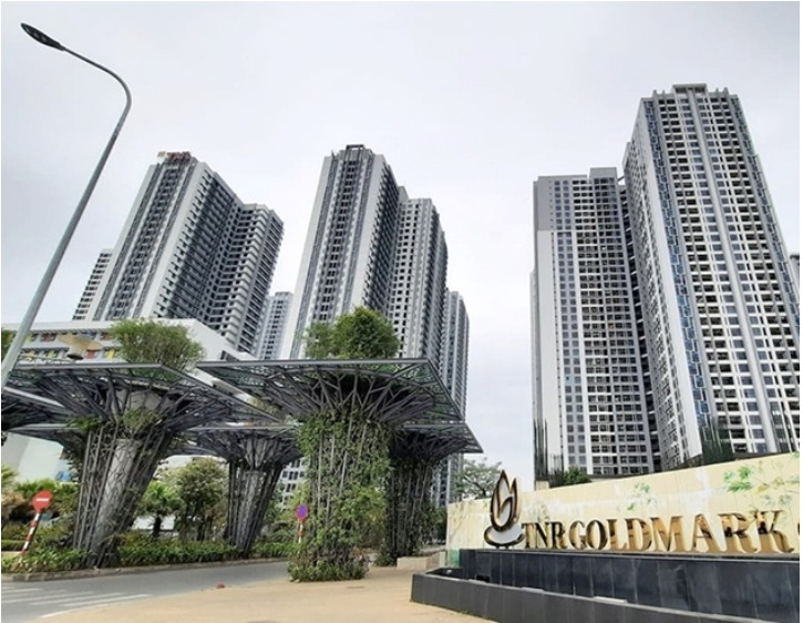 Cần bán Shophouse chân đế R4 tầng 1 toà GoldMark City khu trung tâm hành chính Mỹ Đình 95,3m2 hiện đang cho thuê làm nhà hàng ẩm thực Hàn Quốc