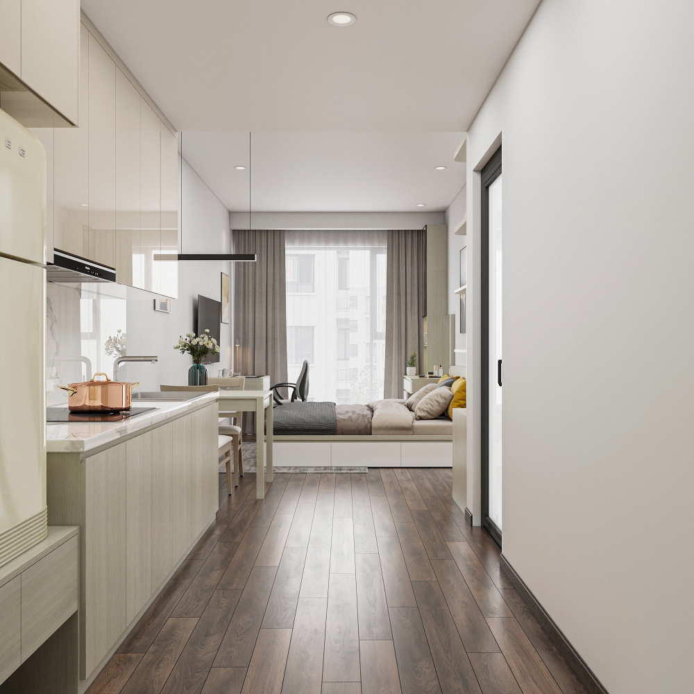 Chính chủ cho thuê Studio 30m2 tầng trung Tòa D - Masteri West Height vận hành theo tiêu chuẩn 5*