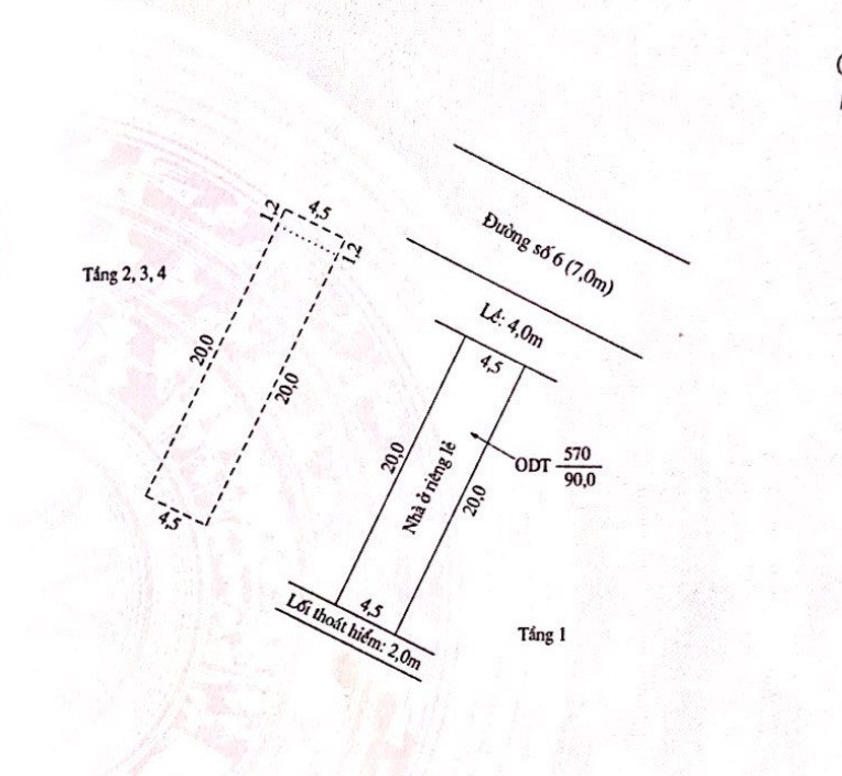 Bán nhà đường số 6, TĐC Thới Nhựt 2, Ninh Kiều, Cần Thơ
