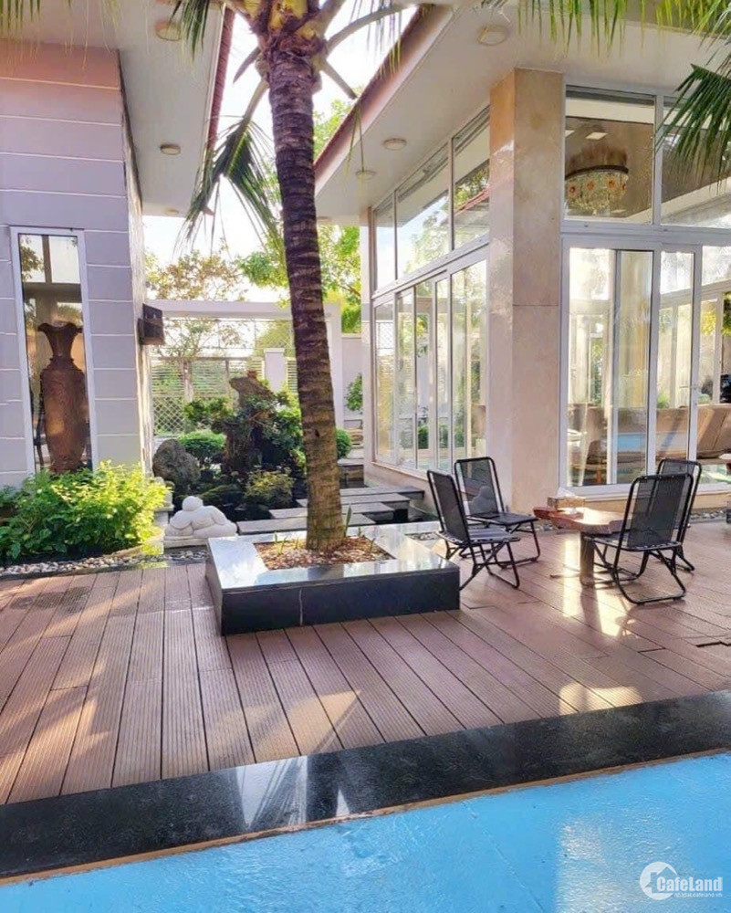 Hiếm! Bán BIỆT THỰ 1.542m2 góc 3 mặt tiền đường Nguyễn Hữu Cầu - Cồn Khương