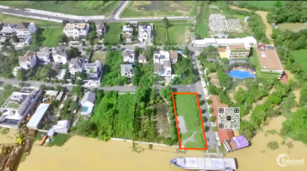 Hiếm! Bán nền 1.364m2 góc 3 mặt tiền view sông - ngay Resort Cồn Khương