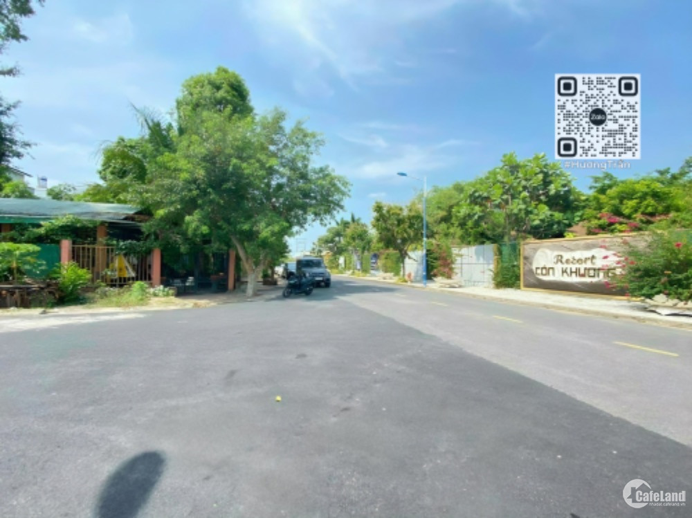 Hiếm! Bán nền 1.364m2 góc 3 mặt tiền view sông - ngay Resort Cồn Khương