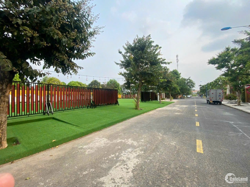 Hiếm !Nền biệt thự Góc 1391.8m² view Sông Hậu khu Cồn Khương 3 mặt tiền hơn 107m