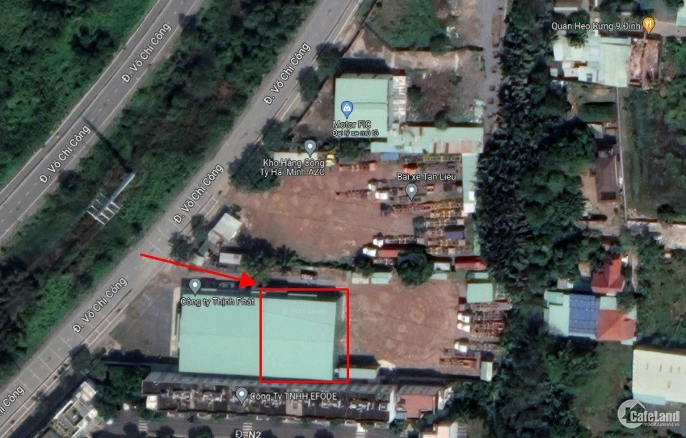BDS HVL KHO MẶT TIỀN VÕ CHÍ CÔNG GIÁ 90 K/M²