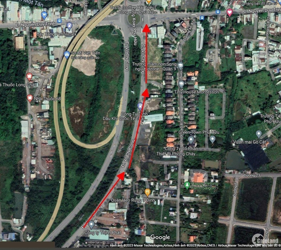BDS HVL KHO MẶT TIỀN VÕ CHÍ CÔNG GIÁ 90 K/M²