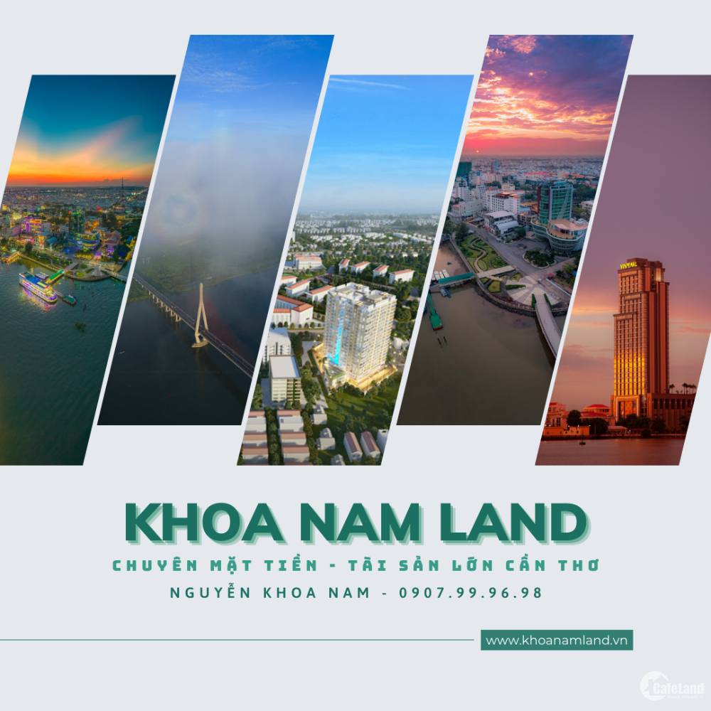 Rẻ Nhất ! Nền biệt thự 1129m2 mặt tiền đường Nguyễn Hữu Cầu khu Cồn Khương